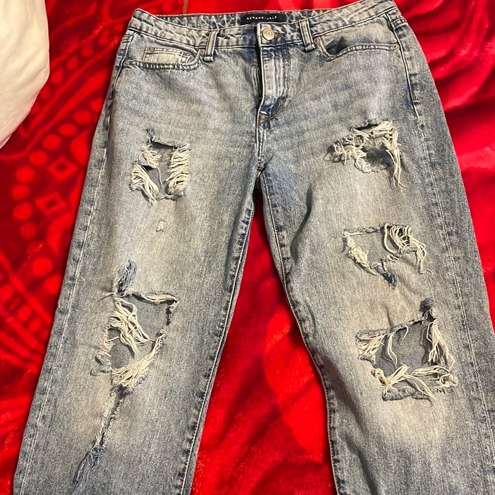 Boyfriend jeans low rise